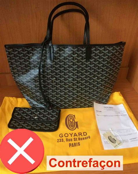 goyard reciept|counterfeit old Goyard bag.